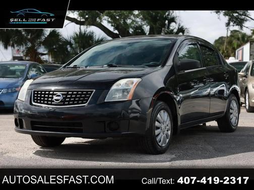 Super Black 2008 Nissan Sentra 2.0
