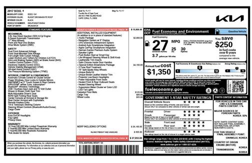 Brown w/White Roof 2017 Kia Soul +