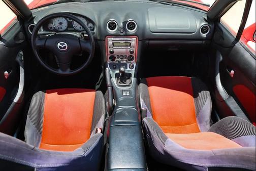 Velocity Red Mica 2004 Mazda MazdaSpeed Miata MX-5 Cloth
