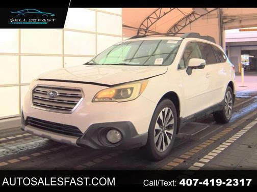 Crystal White Pearl 2015 Subaru Outback 2.5i Limited