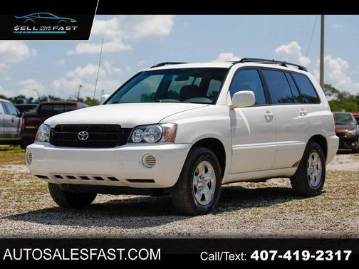 Super White 2001 Toyota Highlander Base