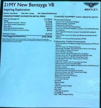2021 Bentley Bentayga V8