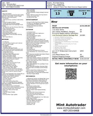 WHITE 2019 Mercedes-Benz G-Class 4MATIC