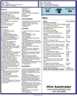 2023 Porsche Taycan 4S