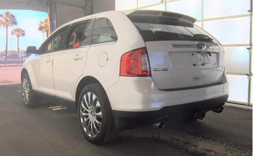 White Platinum Metallic Tri-Coat 2011 Ford Edge Limited