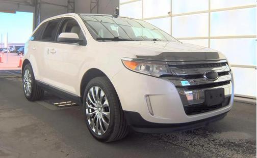 White Platinum Metallic Tri-Coat 2011 Ford Edge Limited