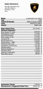 2020 Lamborghini Huracan EVO EVO