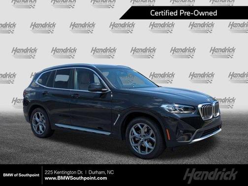 Black Sapphire Metallic 2024 BMW X3 xDrive30i