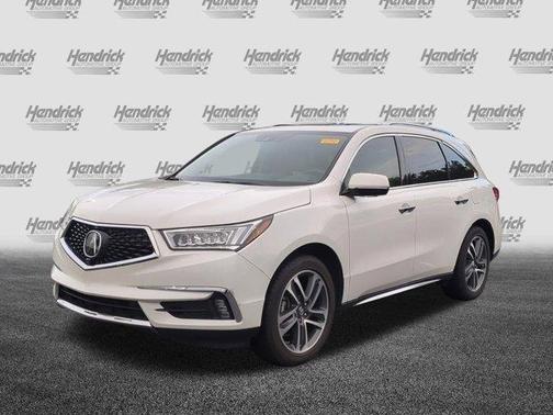 White Diamond Pearl 2018 Acura MDX 3.5L w/Advance Package