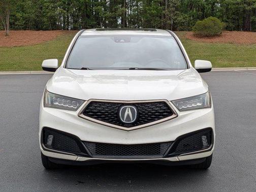 White Diamond Pearl 2019 Acura MDX 3.5L Technology & A-Spec Pkgs