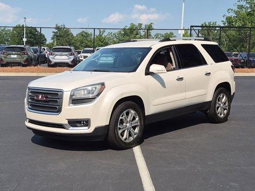 White Diamond Tri-Coat 2015 GMC Acadia SLT-1