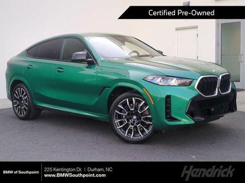 Isle of Man Green Metallic 2026 BMW X6 M60i