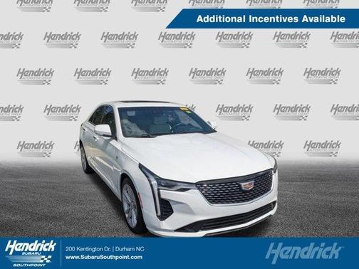Summit White 2024 Cadillac CT4 Luxury