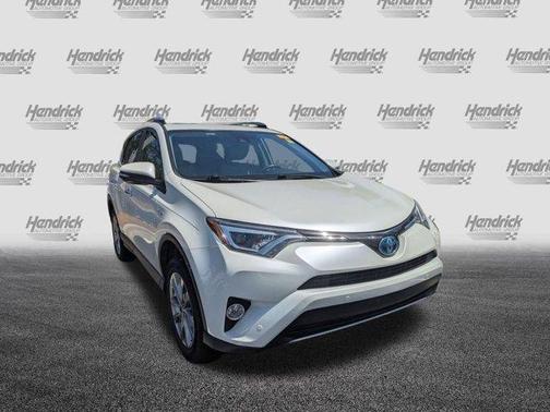Blizzard Pearl 2017 Toyota RAV4 Hybrid Limited