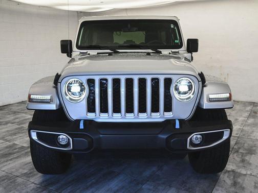 Silver Zynith Clearcoat 2023 Jeep Wrangler 4xe Sahara
