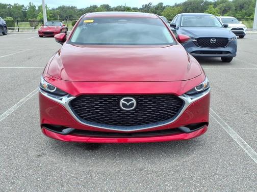 Soul Red Crystal Metallic 2025 Mazda Mazda3 FWD w/Preferred Package