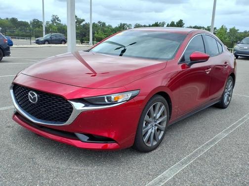Soul Red Crystal Metallic 2025 Mazda Mazda3 FWD w/Preferred Package