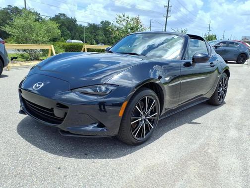 Jet Black Mica 2025 Mazda MX-5 Miata RF Grand Touring