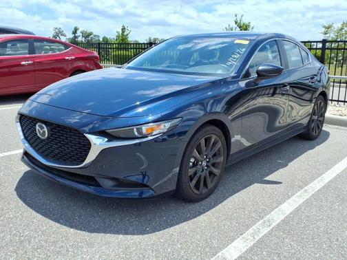 Deep Crystal Blue Mica 2025 Mazda Mazda3 FWD w/Select Package