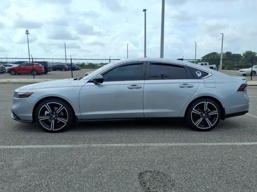 Solar Silver Metallic 2024 Honda Accord Hybrid Sport