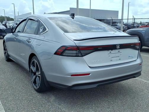 Solar Silver Metallic 2024 Honda Accord Hybrid Sport