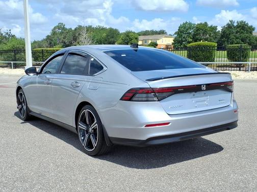 Solar Silver Metallic 2024 Honda Accord Hybrid Sport