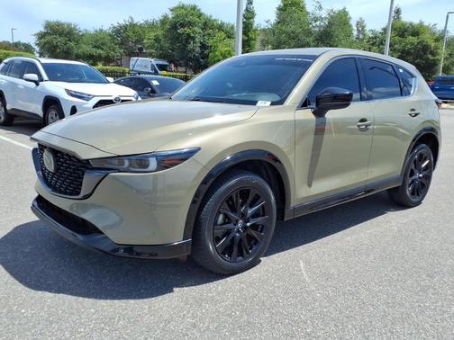 Zircon Sand Metallic 2024 Mazda CX-5 Carbon Edition