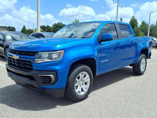 Bright Blue Metallic 2021 Chevrolet Colorado LT