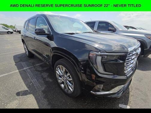Black 2025 GMC Acadia Denali
