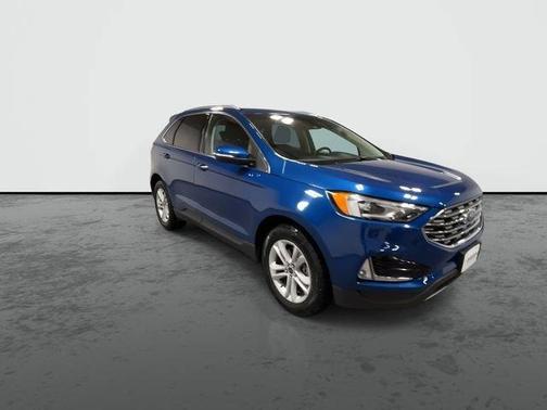Blue 2020 Ford Edge SEL