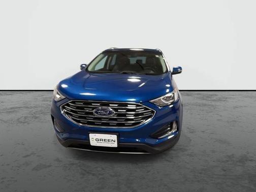 Blue 2020 Ford Edge SEL
