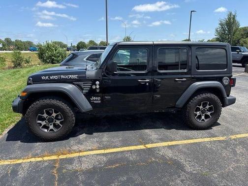 Black 2020 Jeep Wrangler Unlimited Sport