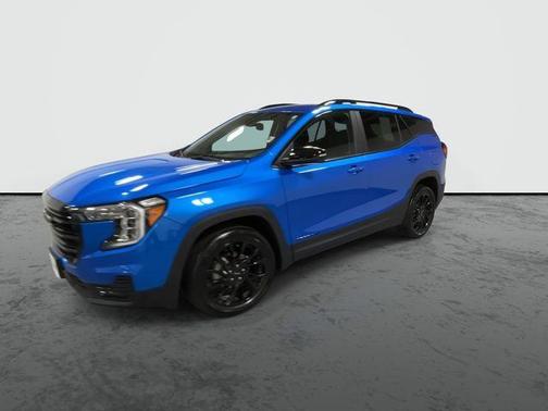 Blue 2024 GMC Terrain SLE