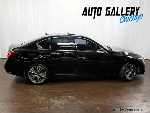 Black 2021 INFINITI Q50 3.0t SENSORY