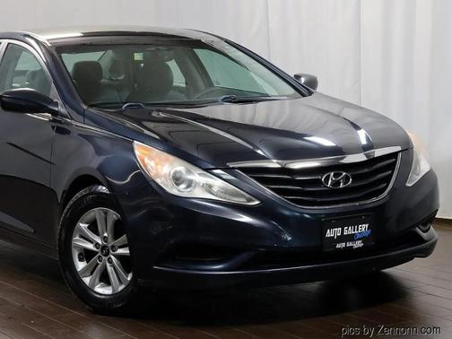 Blue 2011 Hyundai SONATA GLS