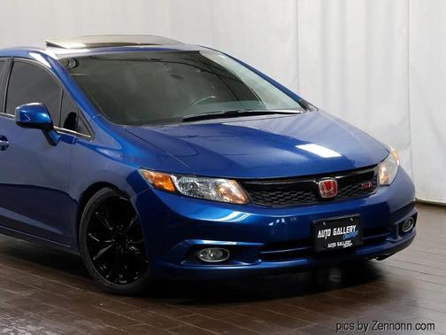 Blue 2012 Honda Civic Si