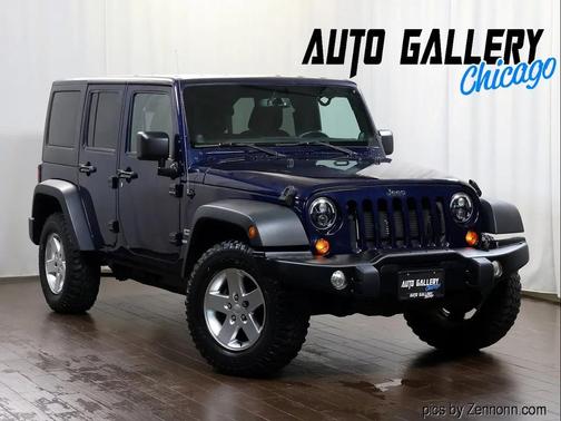 Blue 2013 Jeep Wrangler Unlimited Sport