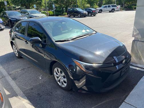 Midnight Black Metallic 2025 Toyota Corolla LE