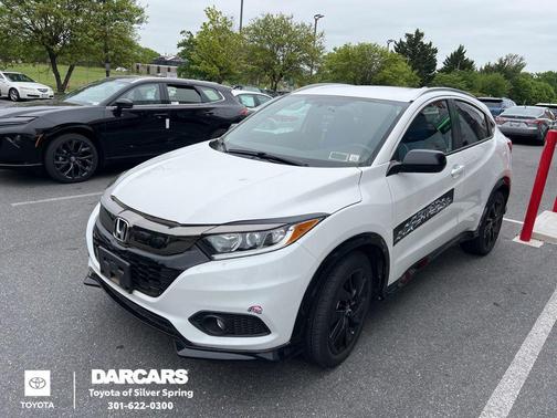 Platinum White Pearl 2021 Honda HR-V AWD Sport