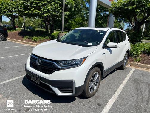 Platinum White Pearl 2022 Honda CR-V Hybrid EX-L