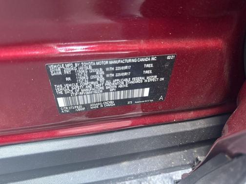 Ruby Flare Pearl 2021 Toyota RAV4 LE