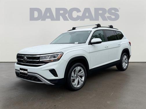 Pure White 2023 Volkswagen Atlas 3.6L SE w/Technology