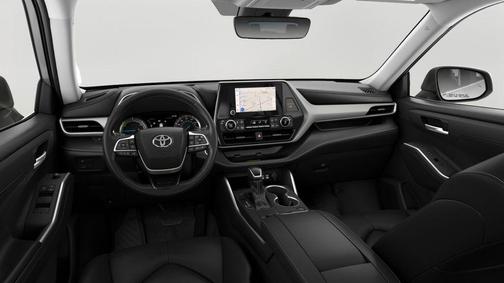 Midnight Black 2026 Toyota Highlander Hybrid XLE