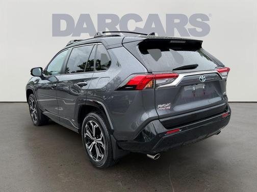Silver Sky Metallic/Midnight Black Metallic 2023 Toyota RAV4 Prime XSE