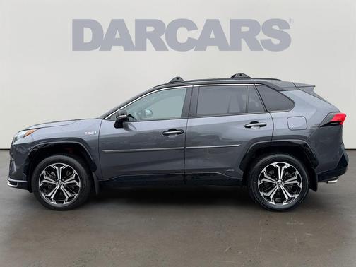 Silver Sky Metallic/Midnight Black Metallic 2023 Toyota RAV4 Prime XSE
