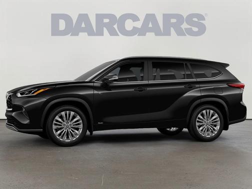 Midnight Black 2026 Toyota Highlander Hybrid Platinum