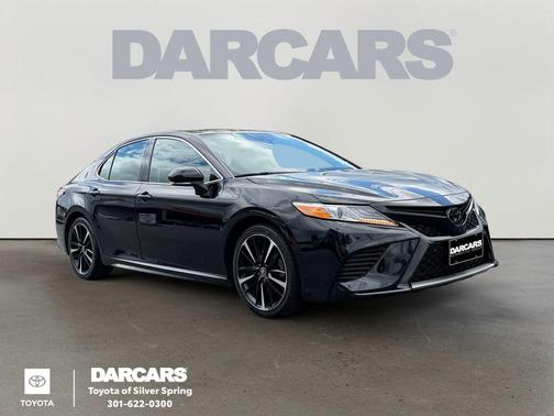 Midnight Black Metallic 2020 Toyota Camry XSE