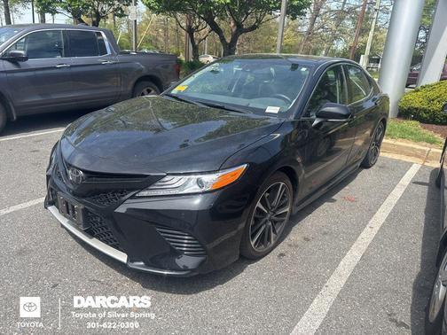 Midnight Black Metallic 2020 Toyota Camry XSE