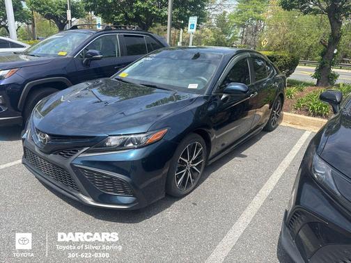 Galactic Aqua Mica 2021 Toyota Camry SE