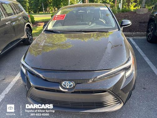 Midnight Black Metallic 2025 Toyota Corolla Hybrid LE